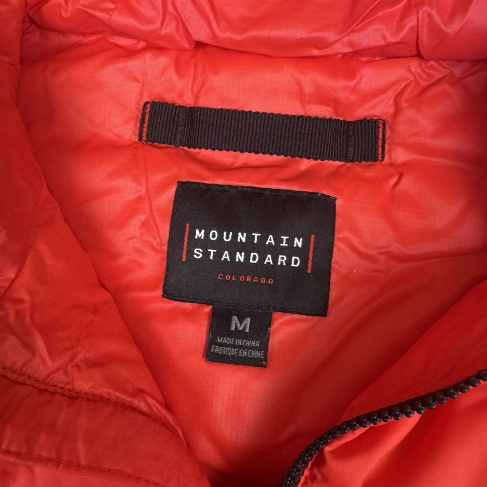Mountain Standard Puffer Jacket Womens M‎ Red Colorado Huckberry Full Zip Ski - Picture 3 of 7